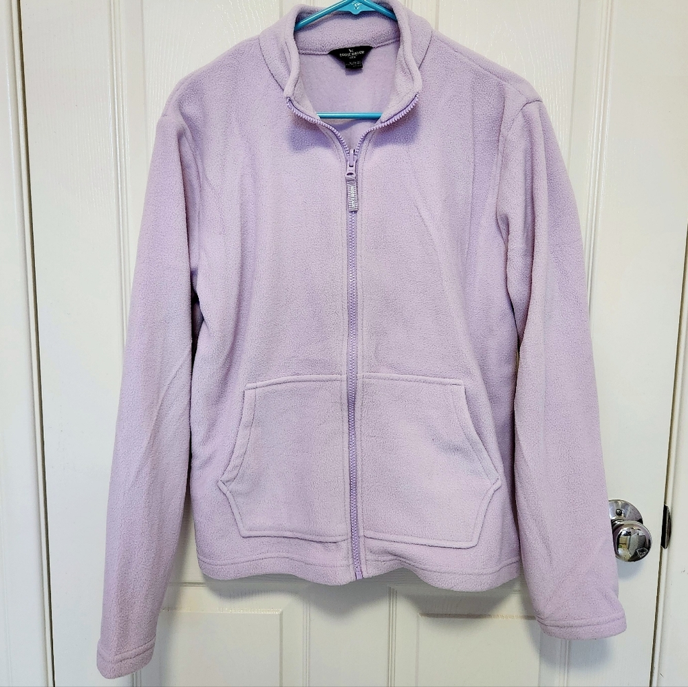Eddie Bauer Girls Lavender Fleece Jacket